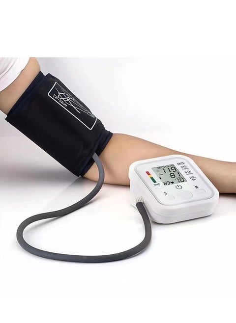 Automatic Upper Arm Health Blood Pressure Monitor Dual Users x99 Readings Health Blood Pressure Machine for Home Use with Voice and LCD Digital Display(Arabic Voice)
