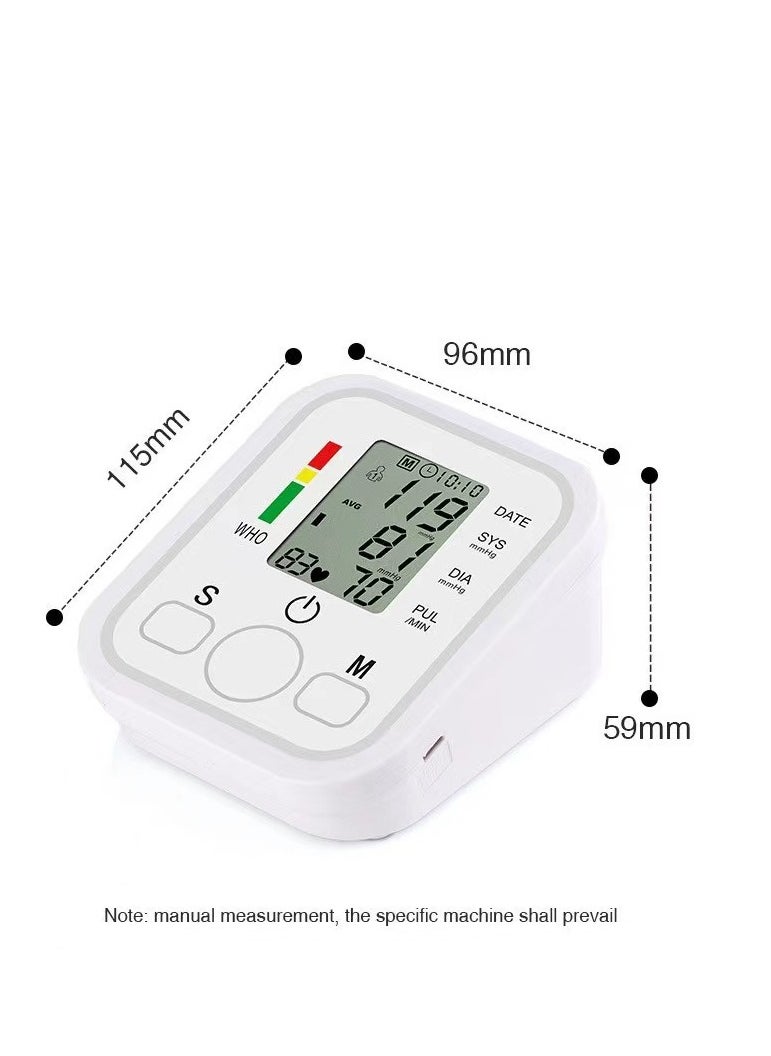 Generic - Automatic Upper Arm Health Blood Pressure Monitor Dual Users x99 Readings Health Blood Pressure Machine for Home Use with Voice and LCD Digital Display(Arabic Voice) - Image 1