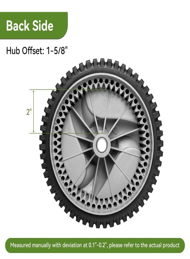 ranwin Front Drive Wheels Fit for Craftsman Mower - Front Drive Tires Wheels Fit for Craftsman & HU Front Wheel Drive Self Propelled Lawn Mower Tractor, Replaces 583719501 194231X460, 2 Pack - Image 4