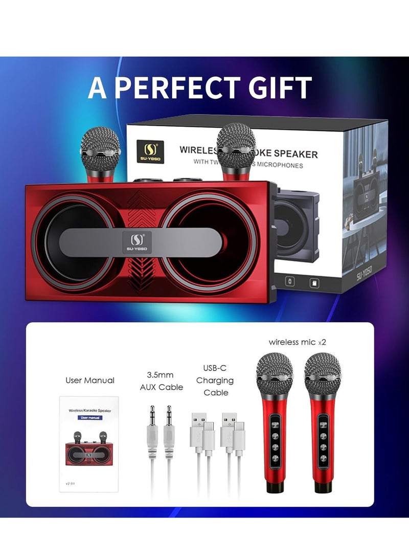 Smart Berry M25 Karaoke Speaker Bluetooth Wireless Mic - Image 3