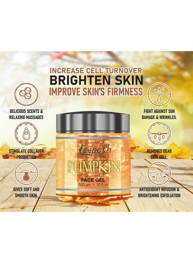 leeposh Pumpkin Face Gel Pumpkin Skin Lightening & Brightening Gel Cream 300 Gm - Image 5