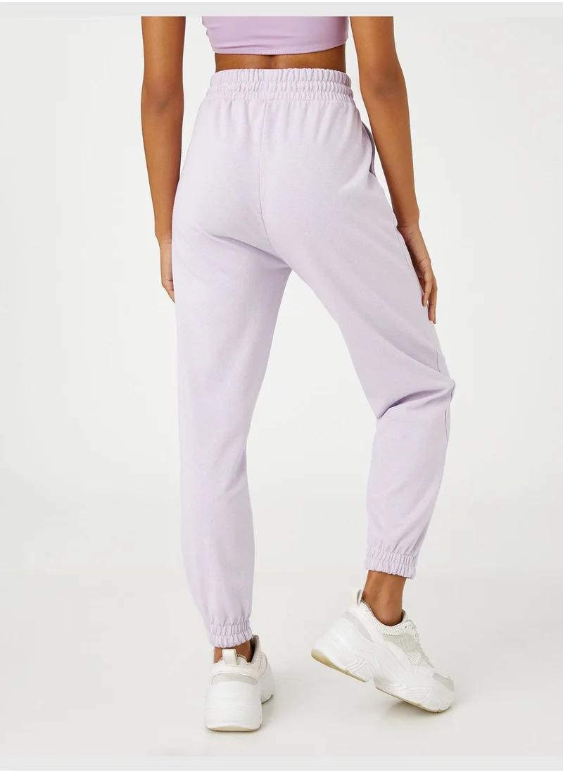 KOTON Basic Jogger Sweatpants Pocket Drawstring