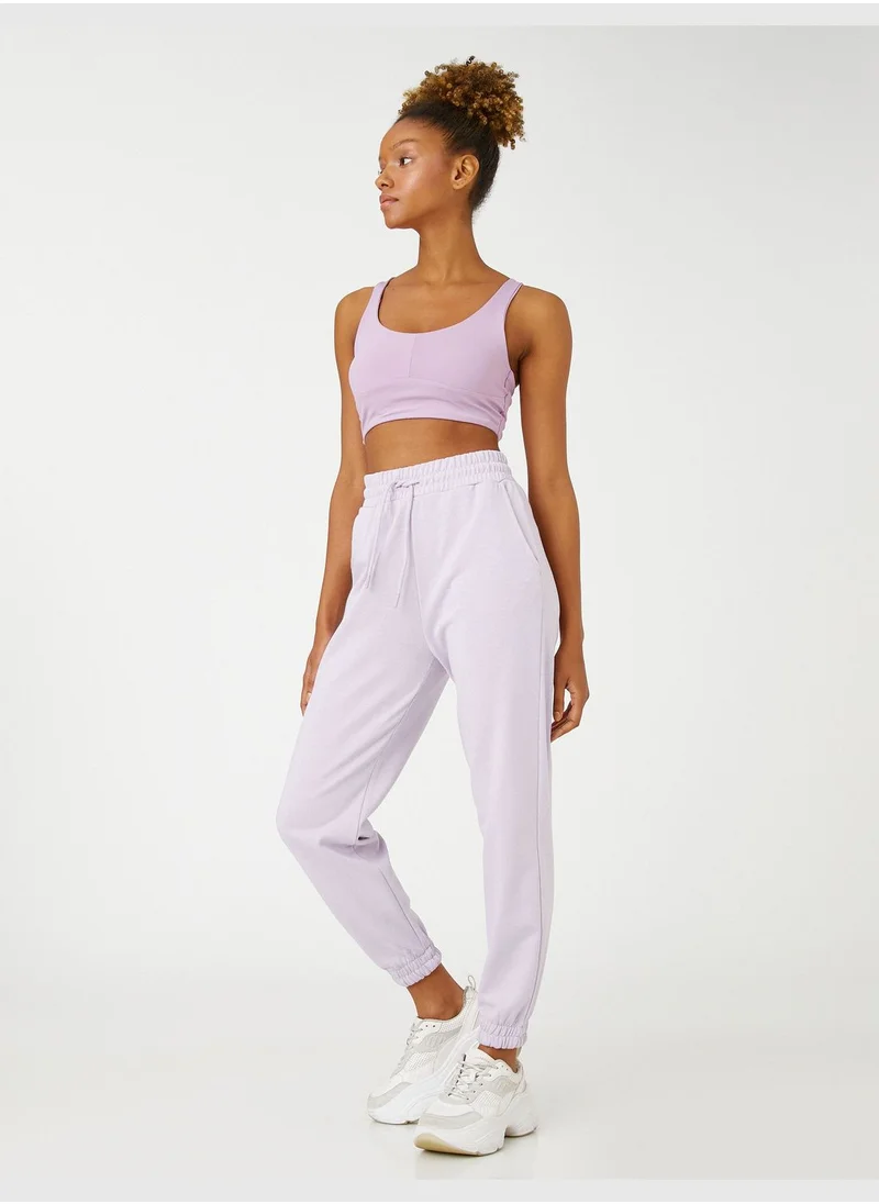 KOTON Basic Jogger Sweatpants Pocket Drawstring