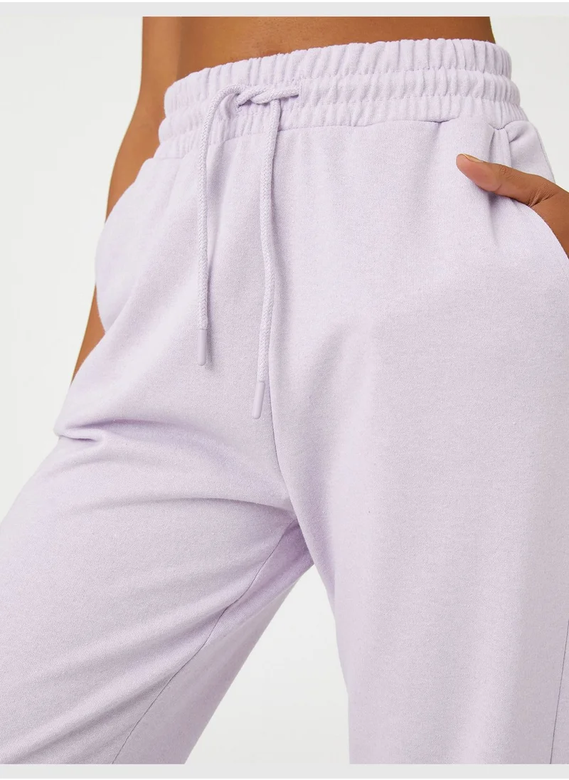 KOTON Basic Jogger Sweatpants Pocket Drawstring