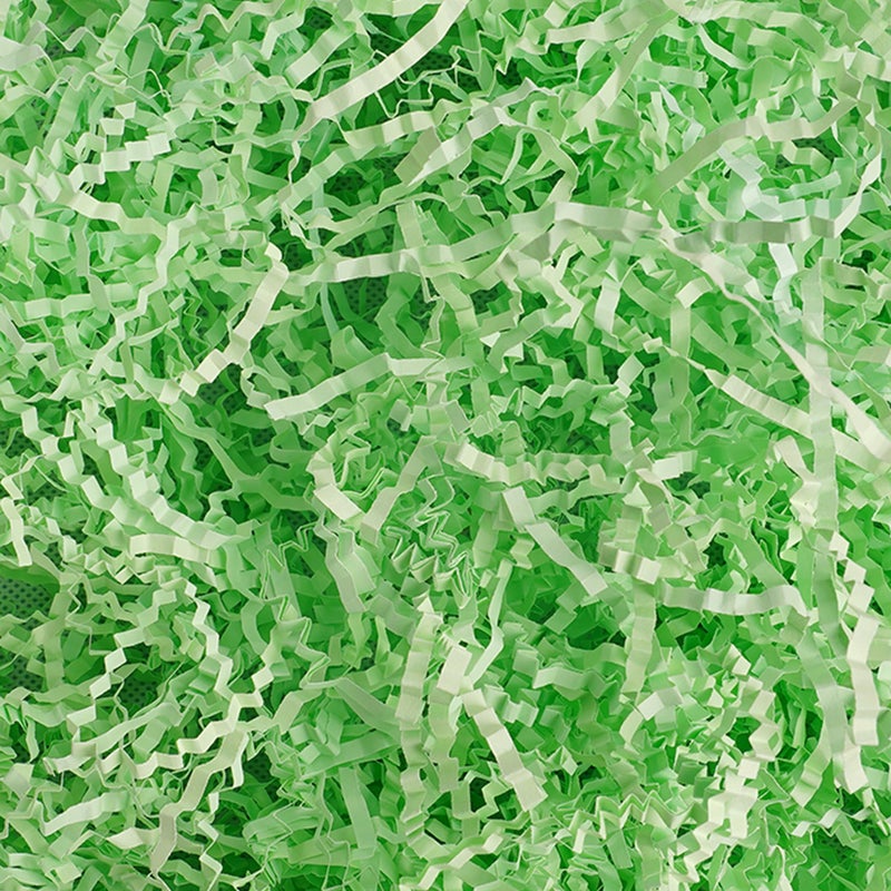 Uptotop 1/2 LB Crinkle Cut Paper Shred Filler for Gift Wrapping, Gift Basket Filling, Perfect for Birthday, Christmas, Thanksgiving, Halloween, Easter, Valentine's Day, Mother's Day, Father's Day, Wedding & Holiday Decor, Green - Image 1