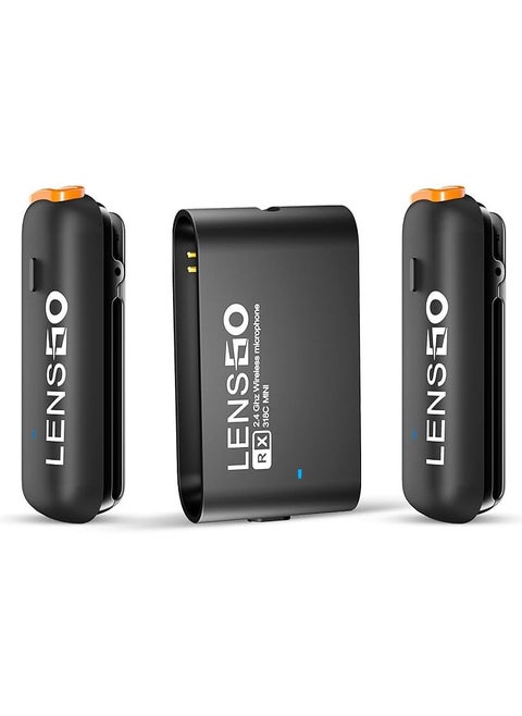 LENSGO 318C Mini Wireless Lavalier Microphone