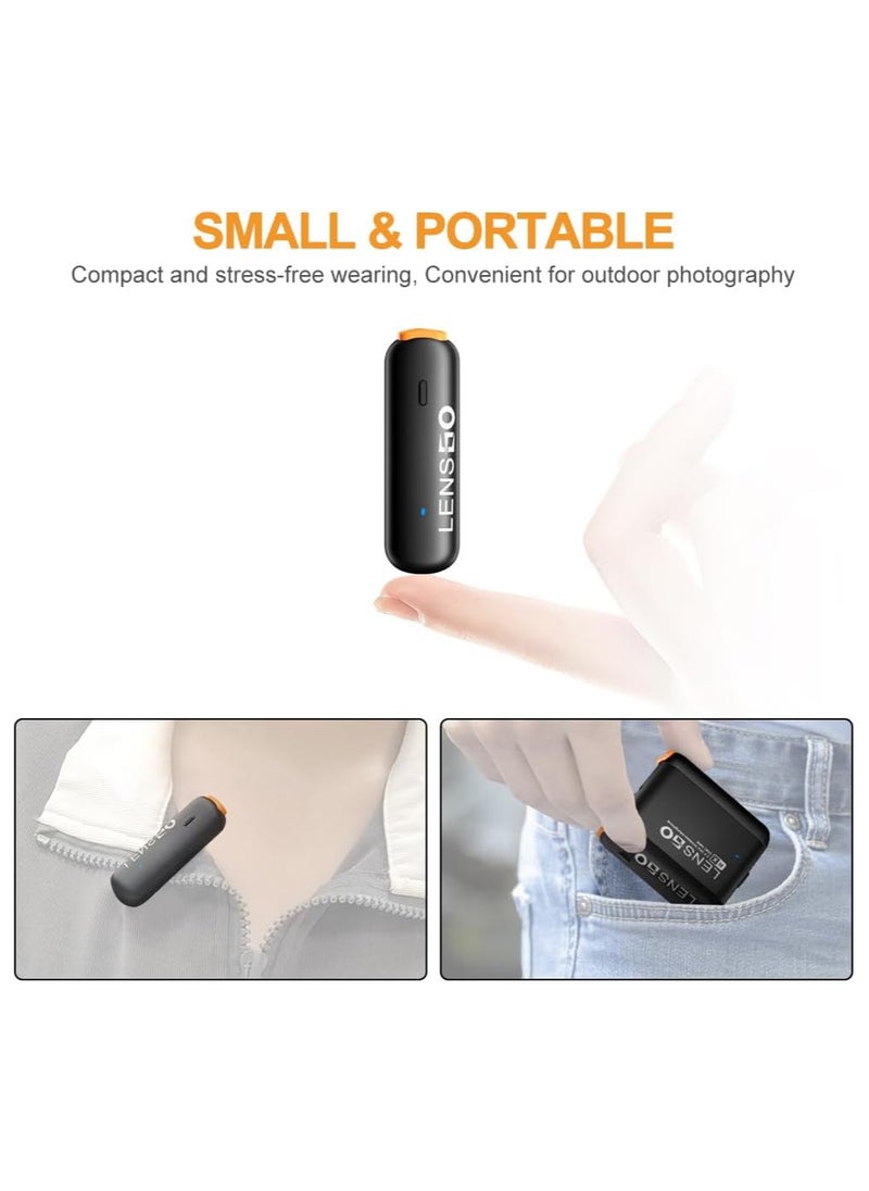 LENSGO 318C Mini Wireless Lavalier Microphone