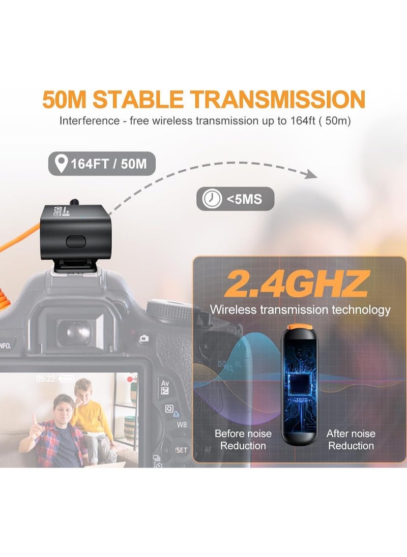 LENSGO 318C Mini Wireless Lavalier Microphone