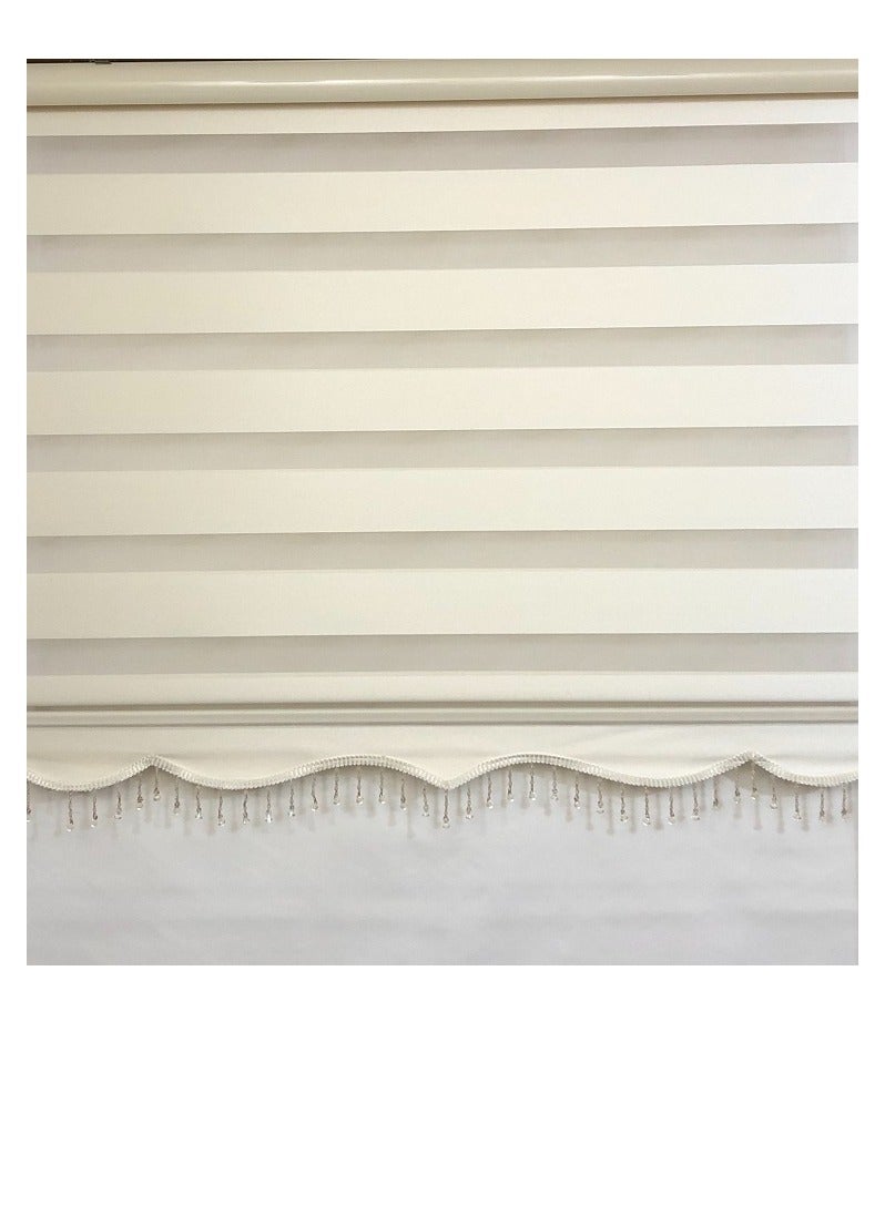 Turkish zebra roller blinds, 150 cm wide and 200 cm high. - Image 1