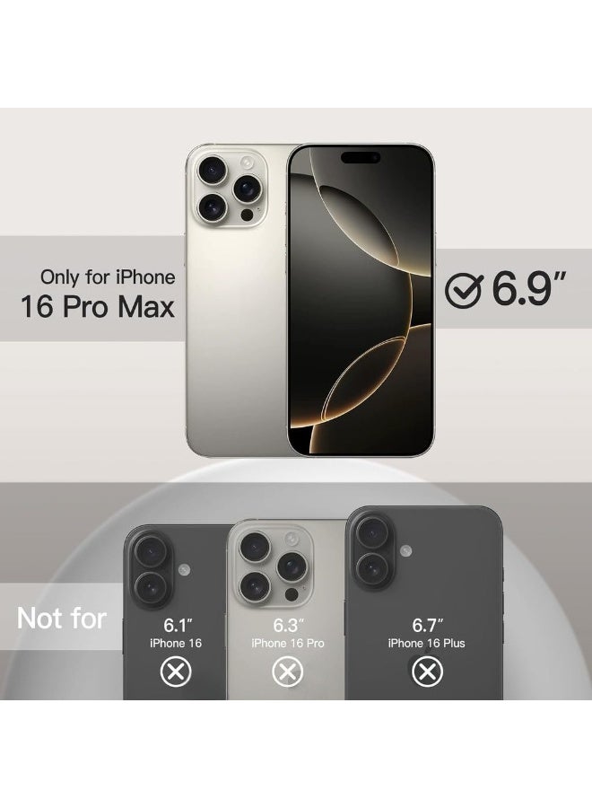 Liquid Silicone Case For IPhone 16 Pro Max 6.9-Inch Silky Soft Touch Full-Body Protective Phone Case Anti-Scratch Shockproof Cover With Microfiber Lining (Natural Titanium - Image 2