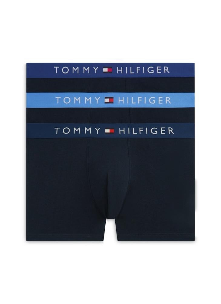 TOMMY HILFIGER 3-Pack TH Original Logo Waistband Trunks - Image 1