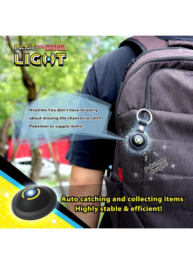 Brook - Pocket Auto Catch Light Dual Accounts Portable Version Of Auto Catcher, The Smallest Auto Catch Accessory As Airtag, 2P Auto Catching Pocket Monster Accessory - Image 1