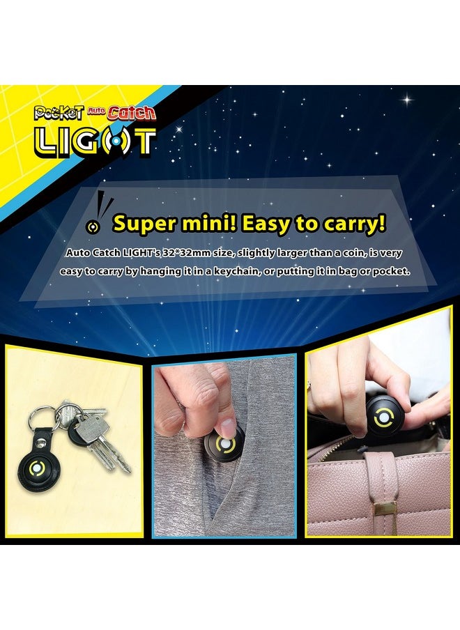 Brook - Pocket Auto Catch Light Dual Accounts Portable Version Of Auto Catcher, The Smallest Auto Catch Accessory As Airtag, 2P Auto Catching Pocket Monster Accessory - Image 1