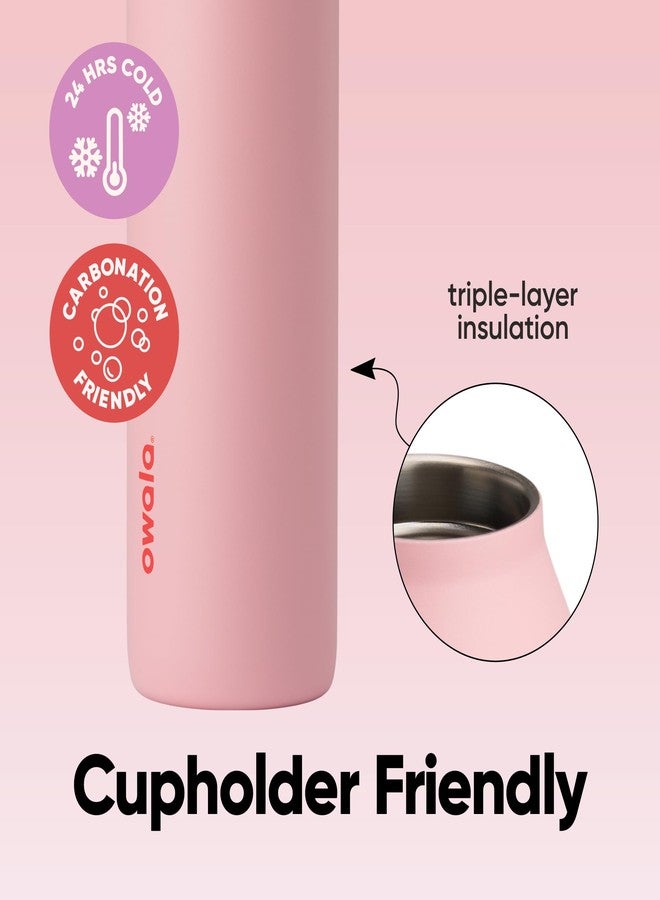 Owala FreeSip Twist - Stainless Steel - 24-oz. - Pink Angel Food Cake - Image 3