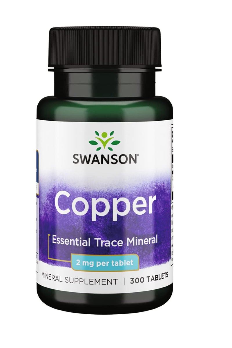SWANSON COPPER 2MG TAB 300`S
