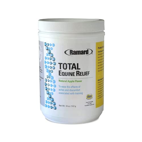 Ramard Total Equine Relief - Total Horse Joint Supplement for Total Body Equine Relief Powder, Tendon & Joint Health, Alleviating Swelling & Discomfort, Boosting Performance & Training 18oz Tub - Image 1