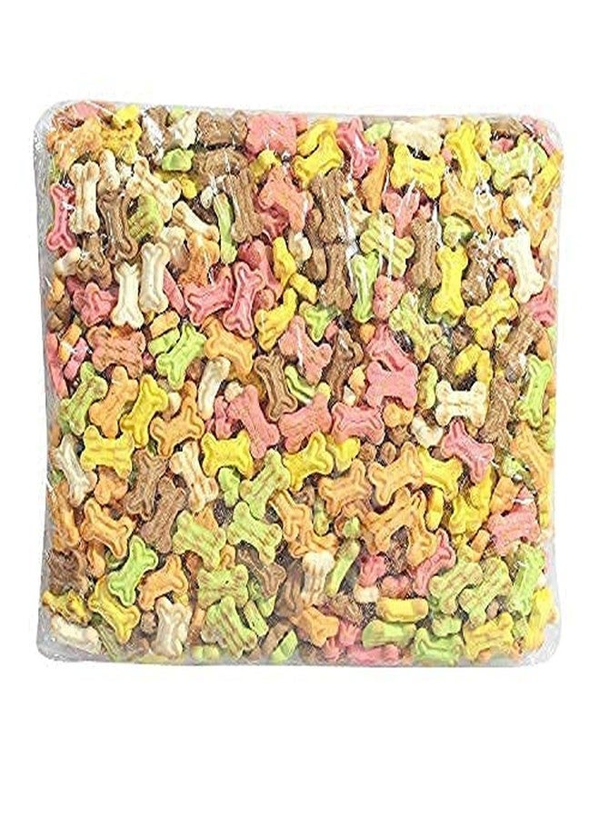 Pups&Pets Freshly Flavor Baked Puppy Bone Treat Biscuits for Puppies & Dogs 1kg (Multicolored) - Image 1