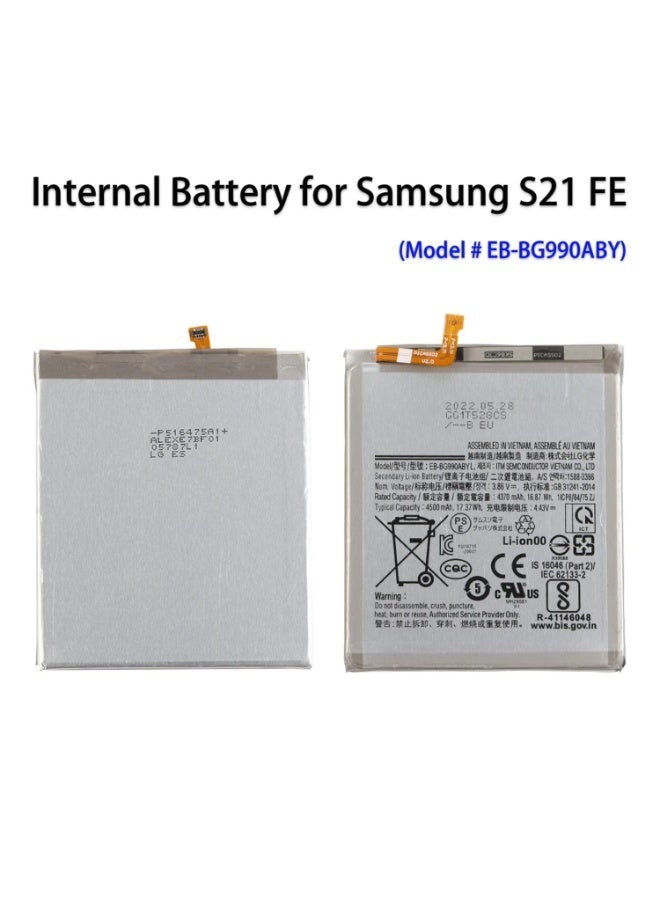 Battery Replacement Part for Samsung Galaxy S21 FE 5G EB-BG990ABY