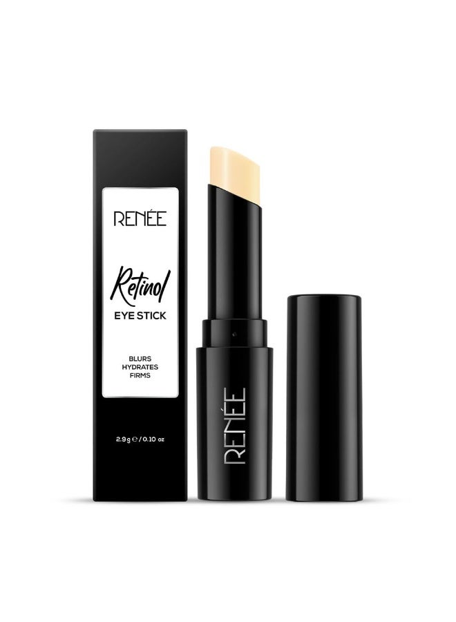 RENEE Retinol Eye Stick, Targets Wrinkles & Dark Circles, Revitalizes, Nourishes & Smooths Under-Eye Area, Infused with Retinol, Hyaluronic Acid, and Vitamin E, Travel Friendly, for All Skin Type, 2.9gm - Image 1