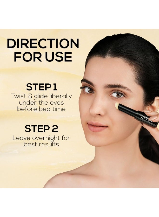 RENEE Retinol Eye Stick, Targets Wrinkles & Dark Circles, Revitalizes, Nourishes & Smooths Under-Eye Area, Infused with Retinol, Hyaluronic Acid, and Vitamin E, Travel Friendly, for All Skin Type, 2.9gm - Image 5