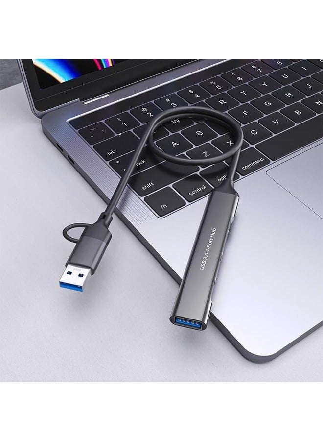 ELTRAZONE UCA9703S 4-in-2 USB 3.0 & Type-C Docking Station – Dual Type-C & USB Hub for Enhanced Connectivity - Image 2