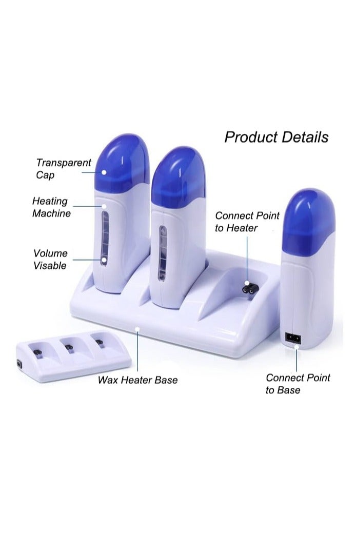 التداول الإلكتروني SD جهاز تسخين الشمع لإزالة الشعر الاحترافي ذو الأسطوانة الثلاثية 3 في 1 - Image 5