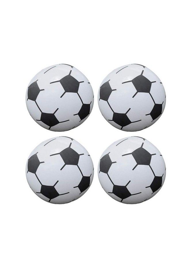 NUOBESTY 4Pcs Soccer Beach Balls Inflatable Blow Up Football Game Beach Pool Party Toys For Children Adults  - Image 2