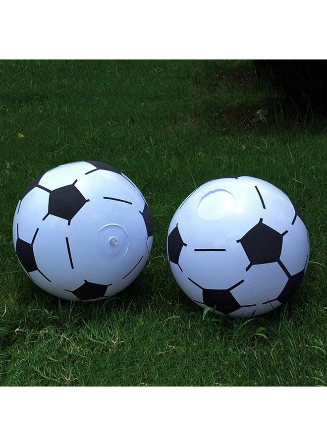 NUOBESTY 4Pcs Soccer Beach Balls Inflatable Blow Up Football Game Beach Pool Party Toys For Children Adults  - Image 4