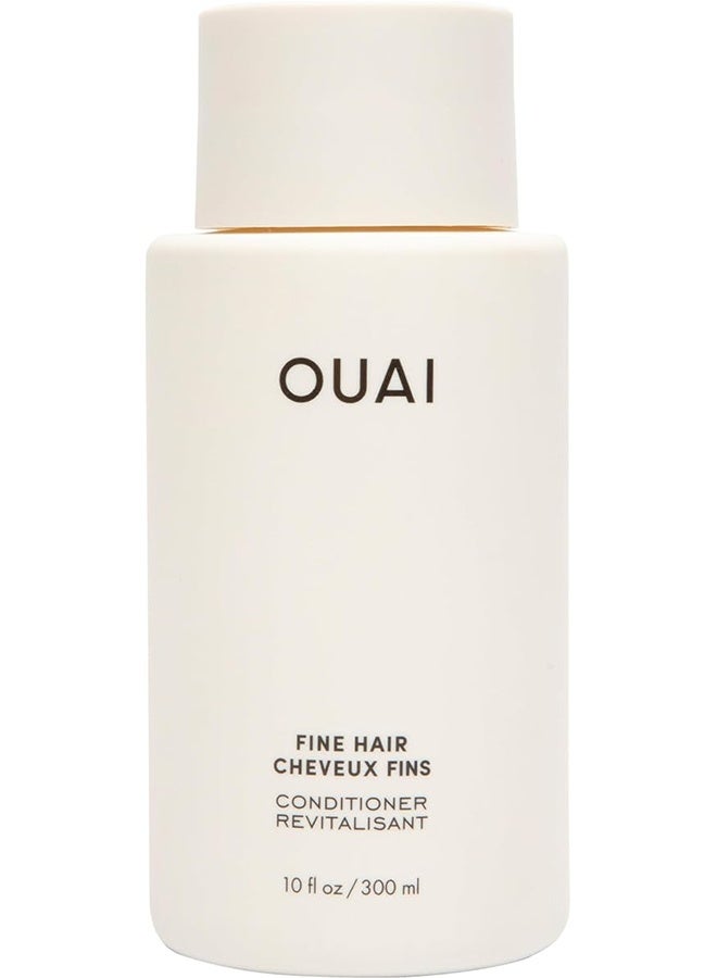 OUAI Fine Conditioner-Volumizing Fine Hair Conditioner，Adds Softness, Bounce and Volume，300ml - Image 1