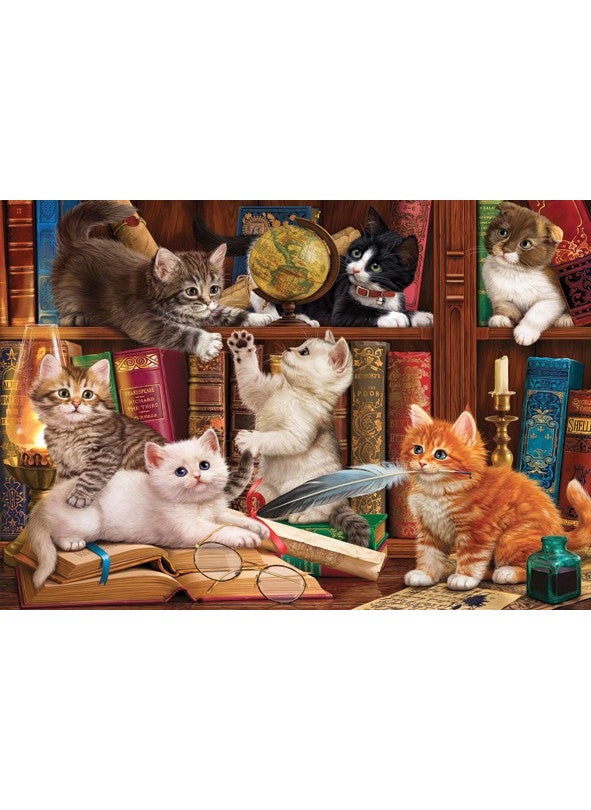 Anatolian 500 Piece Puzzle / Cats and Books - Code 3618  - Image 2