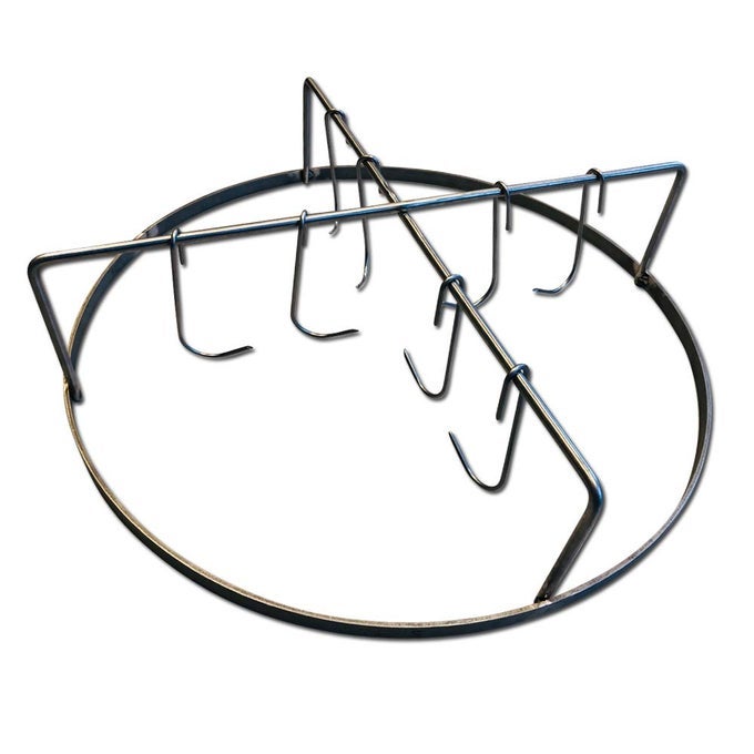 RIB HANGER FOR WSM WEBERSMOKEY MOUNTAIN STAINLESS STEEL MEAT HANGING SYSTEM WITH RIB