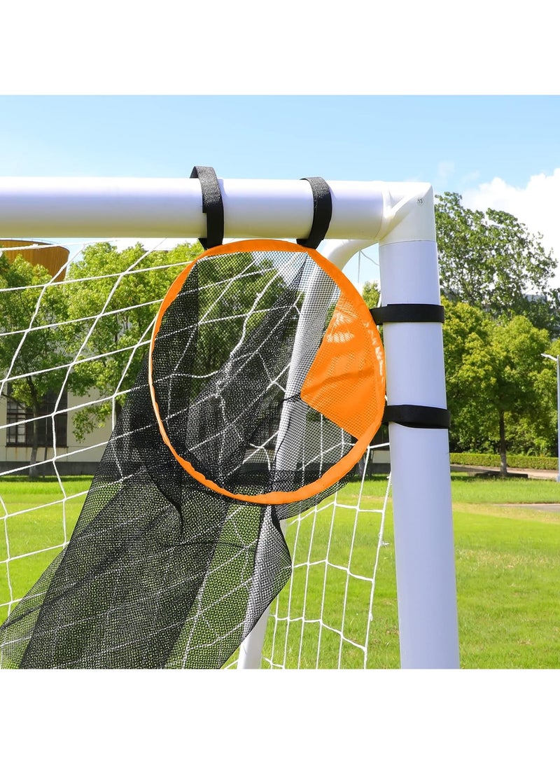 GT-Wheel Soccer Target Net Top Goal Corner Target Bins Set Easy Setup for Accurate Shooting Training with Carrying Bag(2 Pcs) - Image 1