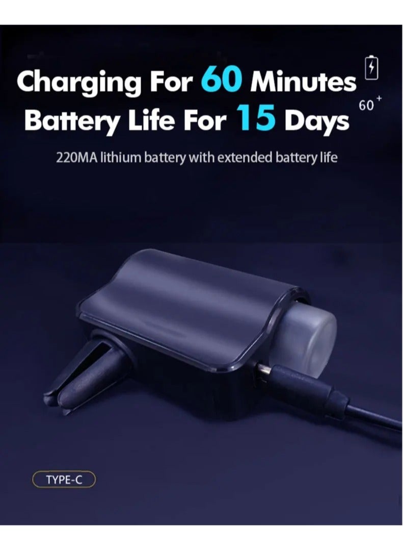 AROAQ Car Air Vent Humidifier Mist Aromatherapy Car Air Freshener Perfume Fragrance ( Fragrance Machine 1 Essential Oil 10ml 3 ) - Image 3