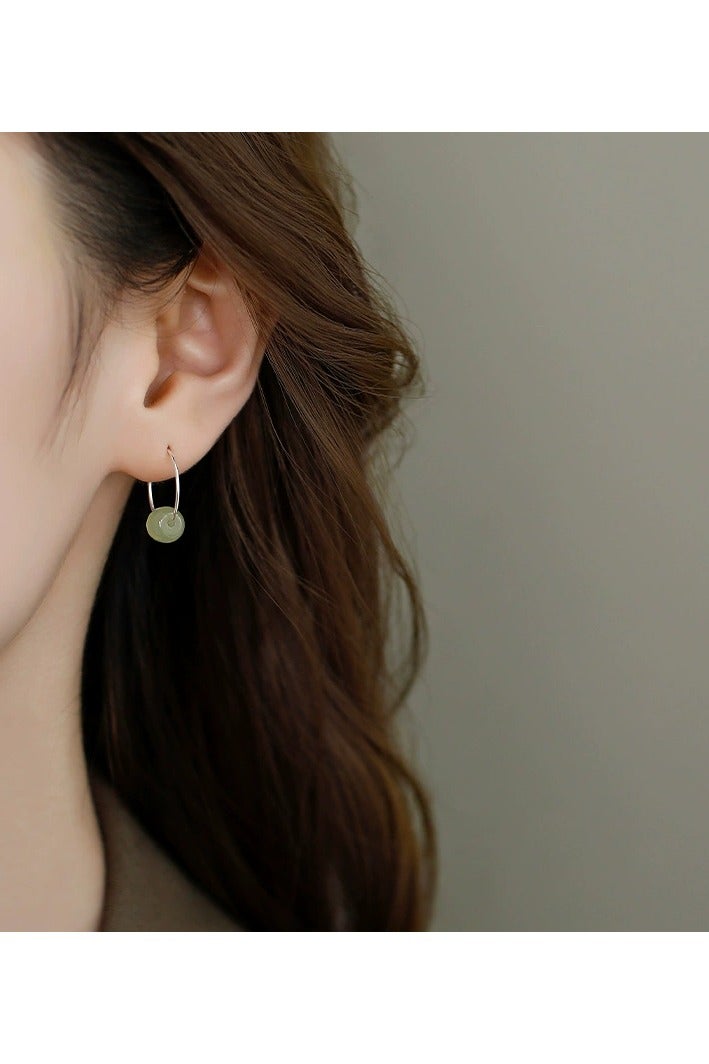 Goolsky Cool-Tone Minimalist Hoop Stud Earrings for Women – Small Niche Design, Inspired Elegant Everyday Jewelry  - Image 2