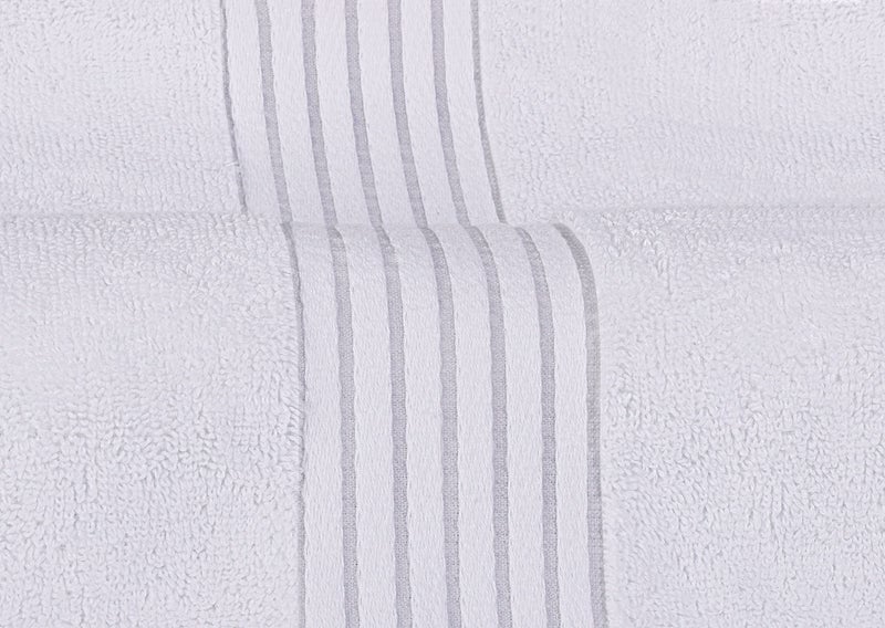 Utopia Towels 8 Piece Premium Towel Set, 2 Bath, 2 Hand, and 4 Washcloths, 100% Ring Spun Cotton, Highly Absorbent Towels for Bathroom, Sports, and Hotel, White - Image 3