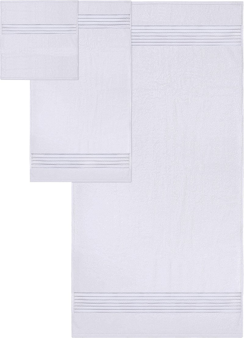 Utopia Towels 8 Piece Premium Towel Set, 2 Bath, 2 Hand, and 4 Washcloths, 100% Ring Spun Cotton, Highly Absorbent Towels for Bathroom, Sports, and Hotel, White - Image 2