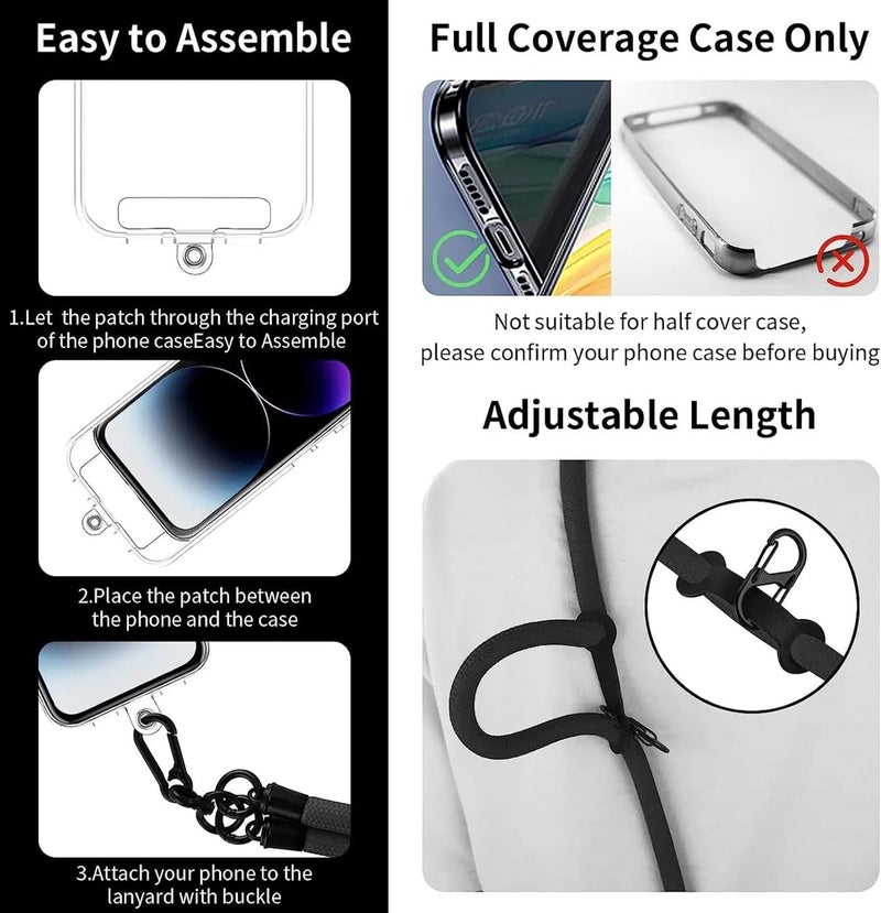 GadgetBite Phone Lanyard for Mobile Strap String Multipurpose Hand Wrist Strap Cross Body Shoulder Strap for Hands Free Carrying Keychain for Cellphone Camera Keys ID Cards USB Flash Drive - Beige - Image 5