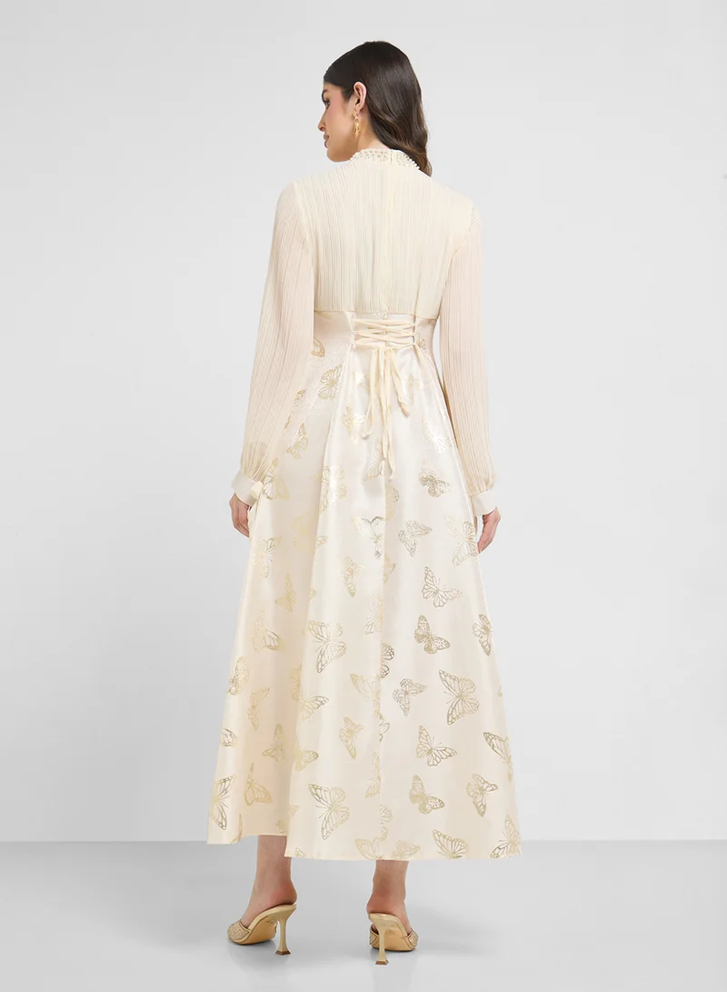 Khizana Puff Sleeve Dress