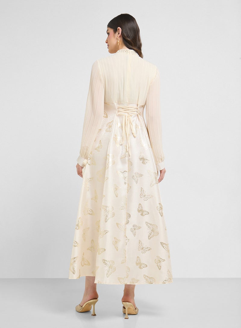 Khizana Puff Sleeve Dress - Image 2
