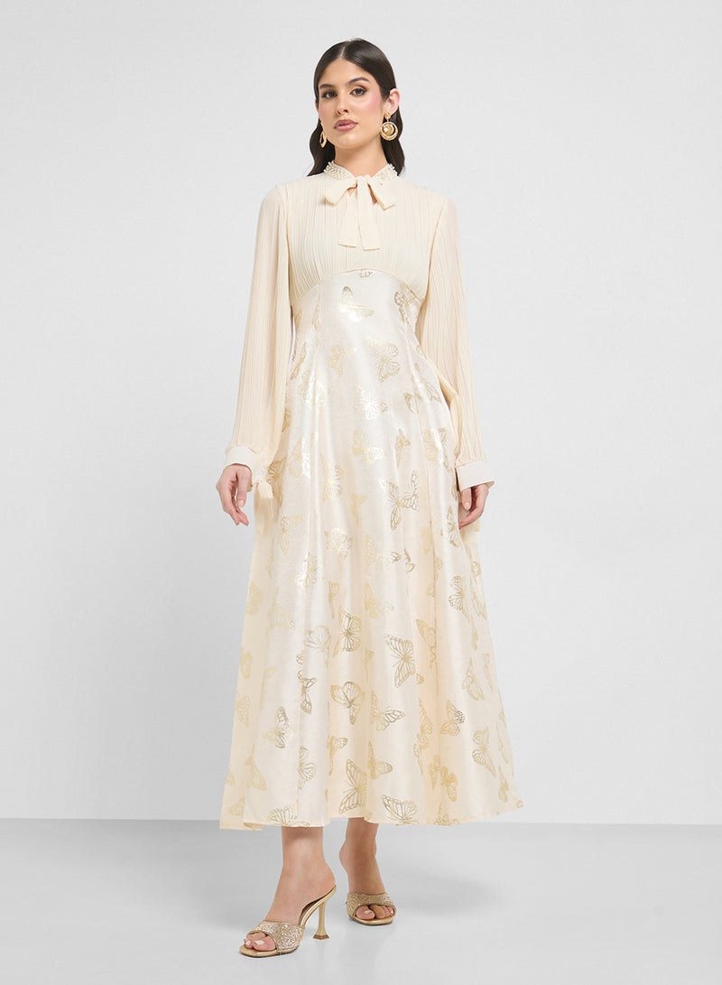 Khizana Puff Sleeve Dress - Image 4