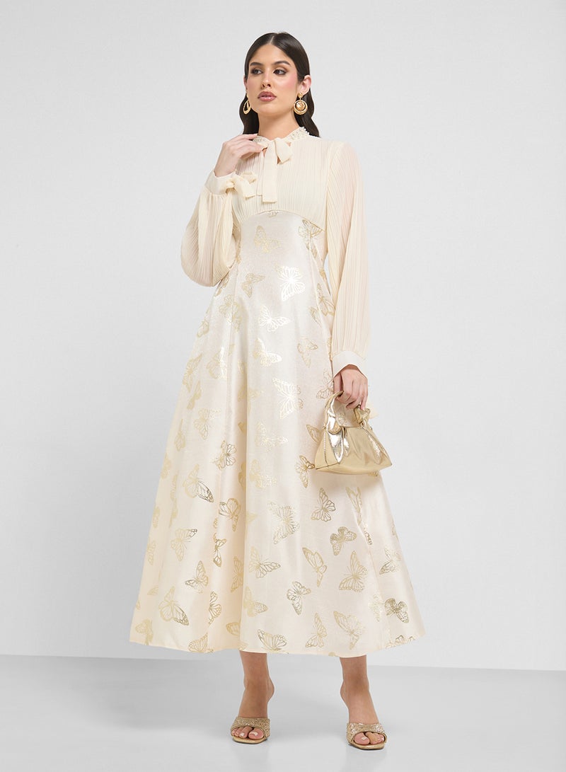 Khizana Puff Sleeve Dress - Image 1