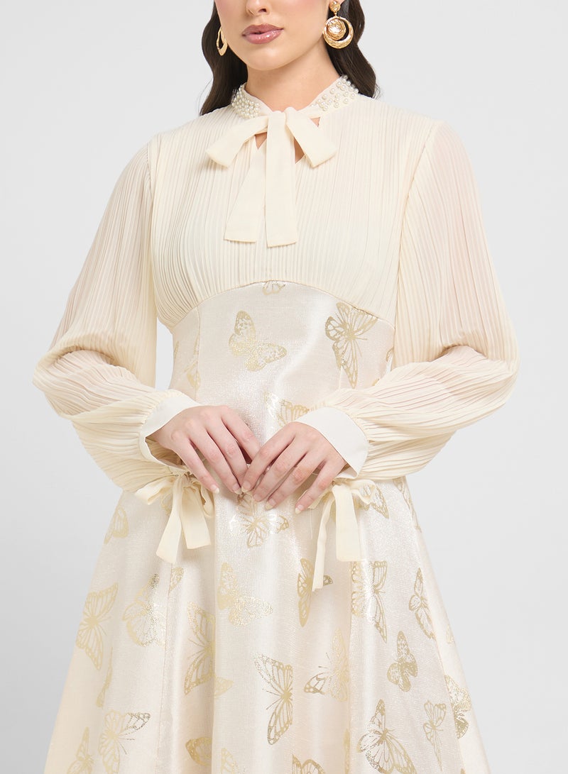 Khizana Puff Sleeve Dress - Image 3