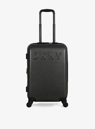 DKNY Logo Detail Hardcase Trolley Bag with Retractable Handle 28-L - Check-In