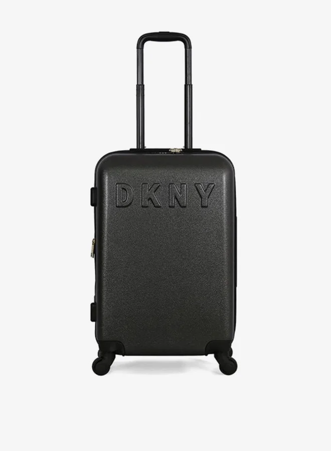DKNY Logo Detail Hardcase Trolley Bag with Retractable Handle 28-L - Check-In