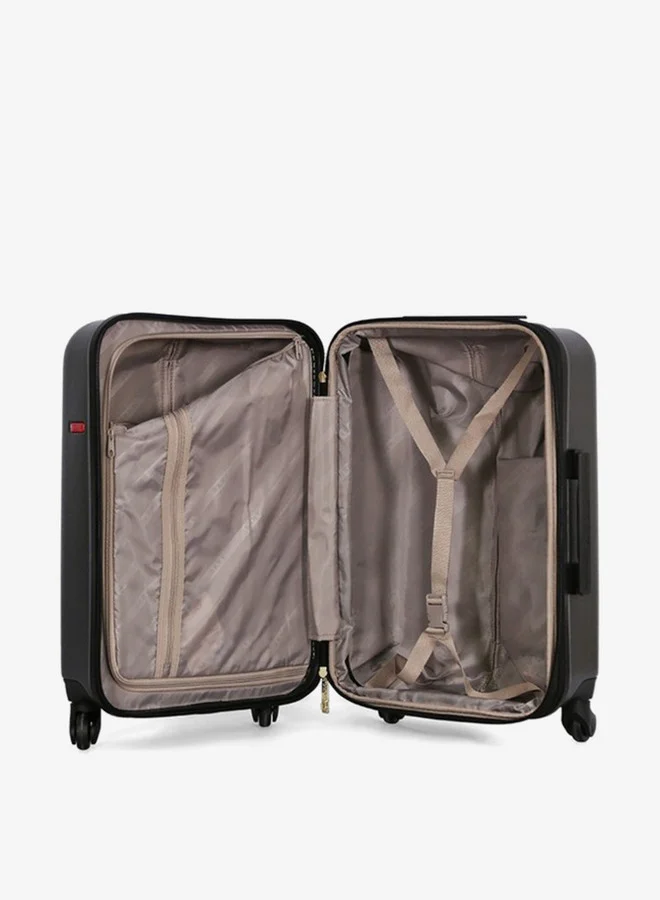DKNY Logo Detail Hardcase Trolley Bag with Retractable Handle 28-L - Check-In