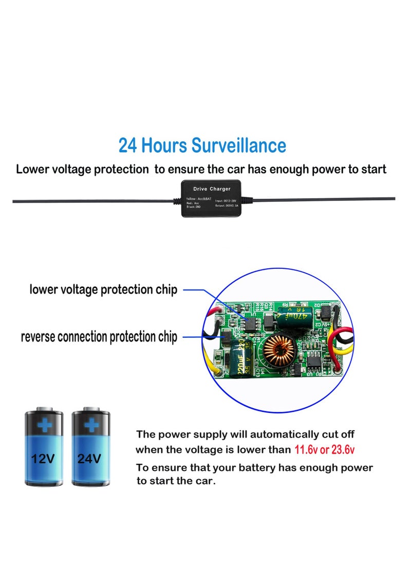 من الصعب ربط عدة ، 11.5-foot-c منفذ الناقل التسلسلي العام من الصعب ربط عدة تحويل 12v-24v 5V / 2.5a حماية الجهد المنخفض - Image 3