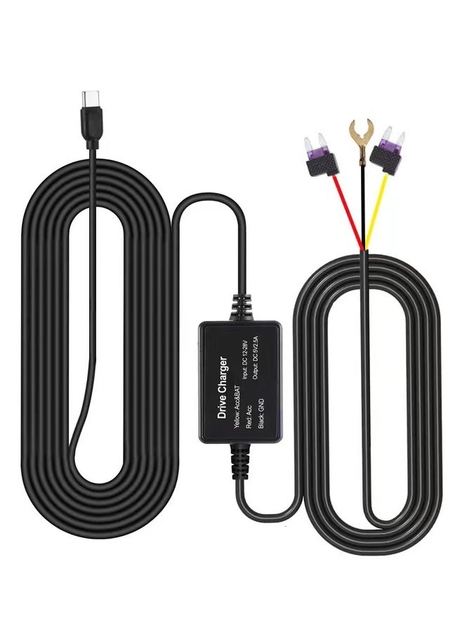 من الصعب ربط عدة ، 11.5-foot-c منفذ الناقل التسلسلي العام من الصعب ربط عدة تحويل 12v-24v 5V / 2.5a حماية الجهد المنخفض - Image 1