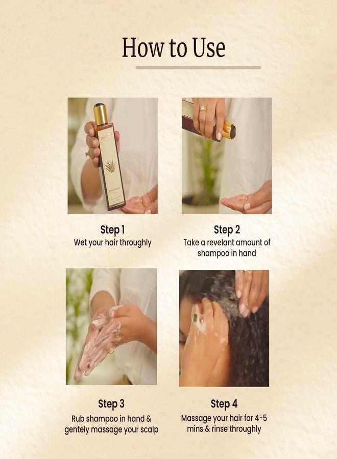 Mellow Herbals Aloe Vera Shampoo | Hydration & Damage Repair | Amla, Reetha, Shikakai & Bhringraj | Sulfate & Paraben-Free | Ayurvedic Hair Care | 200ml - Image 4