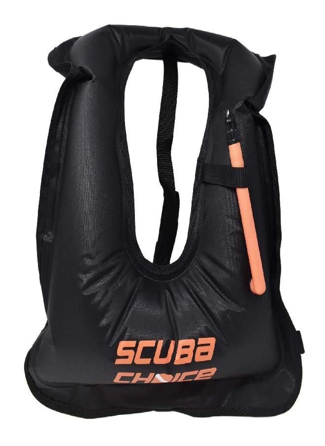 Scuba Choice Choice Adult Black Snorkel Vest W/Name Box, Large  - Image 3