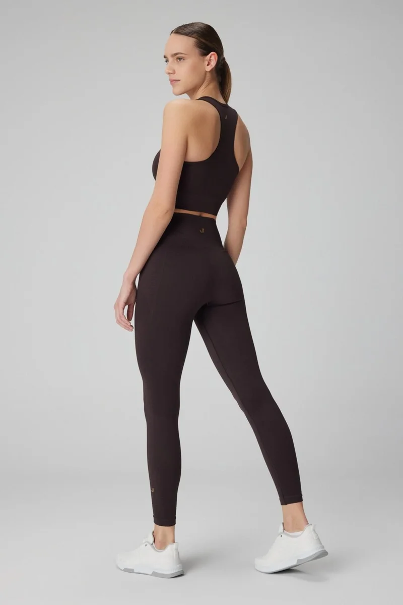 جيرف Gela High Waist, Flexible and Lifting Sports Tights, Bitter Brown